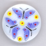 White Butterfly Buttons